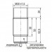 Емкостный датчик CSN E8B5-43N-20-LZ