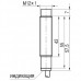 Индуктивный датчик ISB A2A8-43P-2-L-V