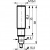 Индуктивный датчик ISB AF25S8-43P-2-C-V