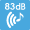 83dB