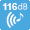 116dB